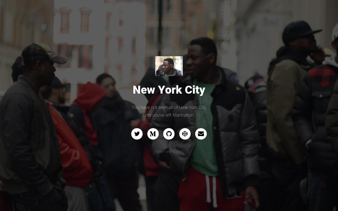 Carrd profile picture for @travel